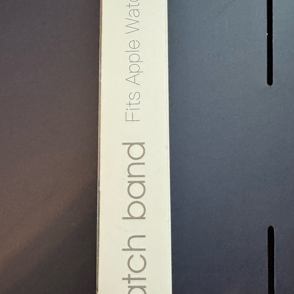 BANDZ WATCHBAND BLACK FITS APPLE WATCH 38/40MM FABRIC BAND BAW40021-BLWH NEW - Picture 3 of 3